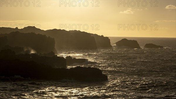 Sunset on the cliff