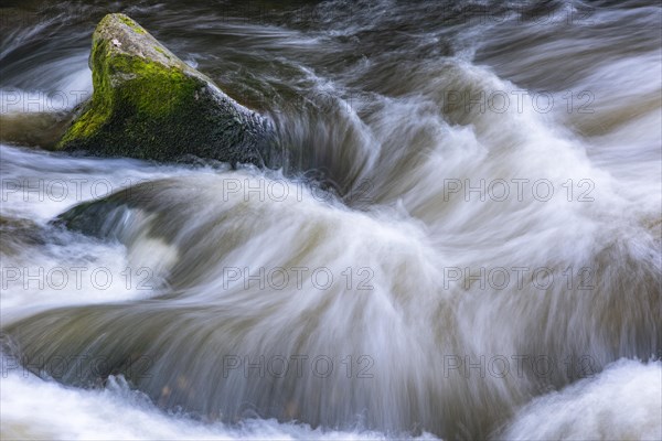 River Bode in the autumnal Harz Mountains