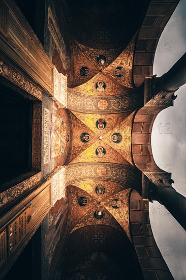 Entrance of St. Dionisius Church looking up