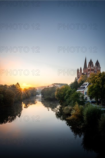 Late Romanesque and early Gothic Limburg Cathedral of Saint George or Georgsdom over the Lahn