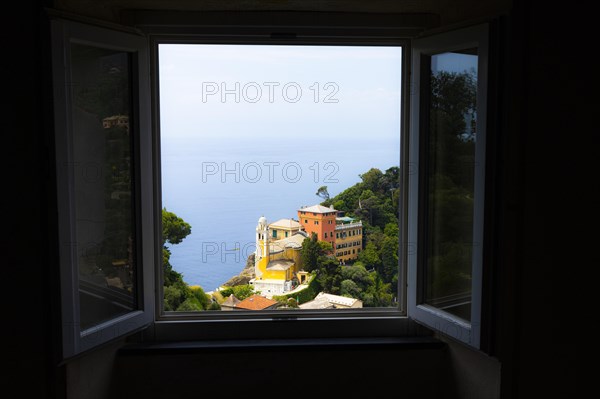 View from Brown Castle of the Church of San Giorgio