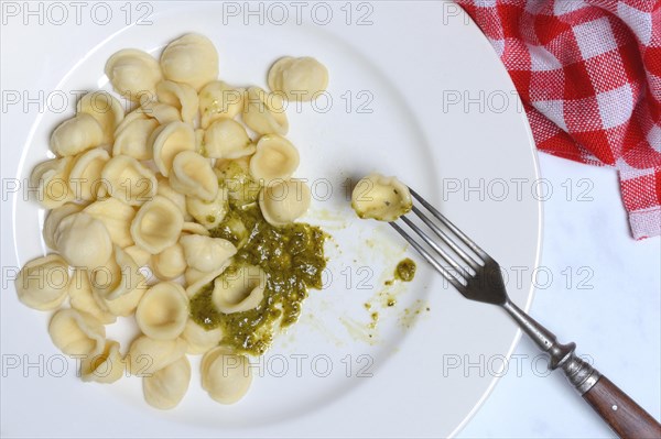 Orecchiette with pesto