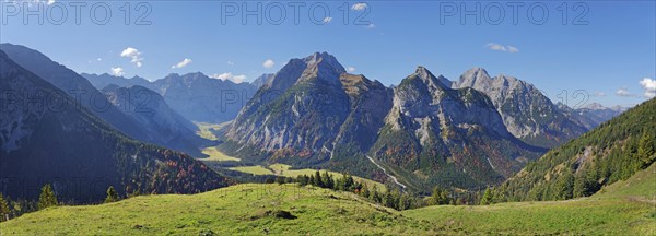 View to Eng Alm and Grosser Ahornboden