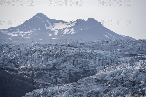 Kverkfjoell glacier tongue on Vatnajoekull glacier