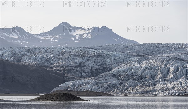 Kverkfjoell glacier tongue on Vatnajoekull glacier