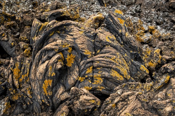 Pahoehoe lava