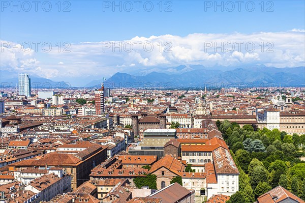 Above the rooftops of Turin