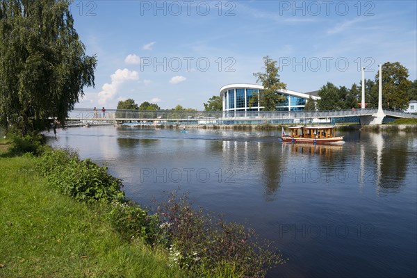 Excursion boat on the Vltava