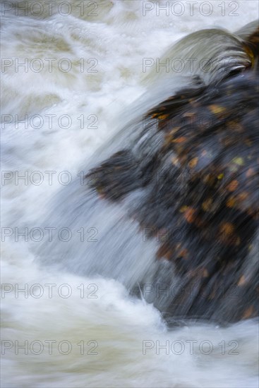 River Bode in the autumnal Harz Mountains