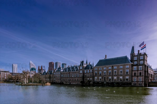 Binnenhof at dusk