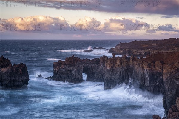 Sunset on the cliff