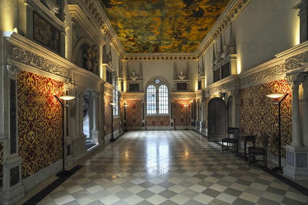 Restored Hirsvogel Hall with canvas ceiling