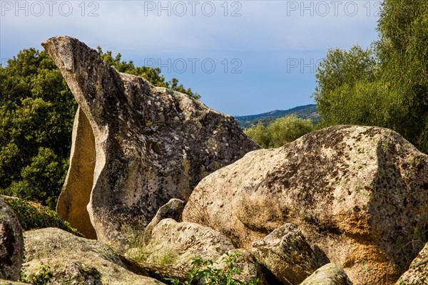 Quarry for the production of the menhir statues