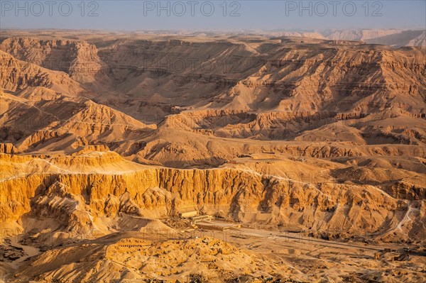 Bird's eye view of Hatshepsut Temple