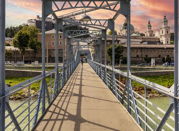 The Mozart Bridge in Salzburg