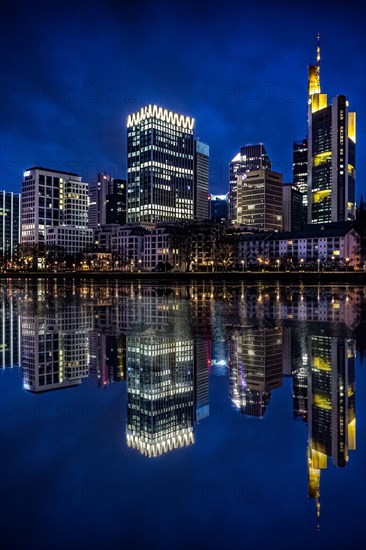 View of the skyline from the Eiserner Steg