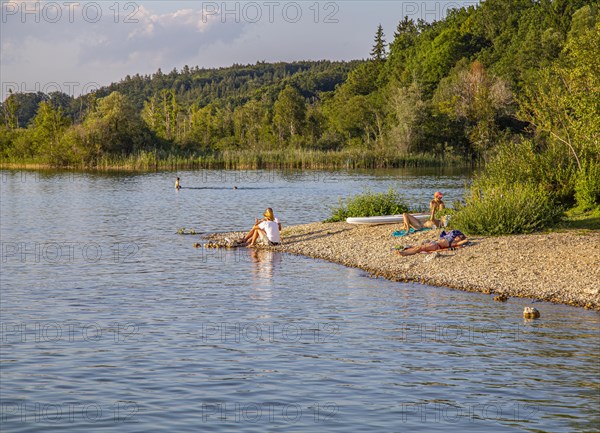 Gravel beach at Kleines Seehaus