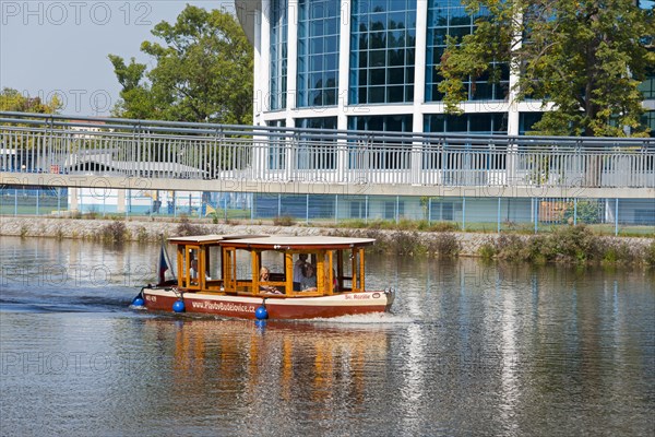 Excursion boat on the Vltava