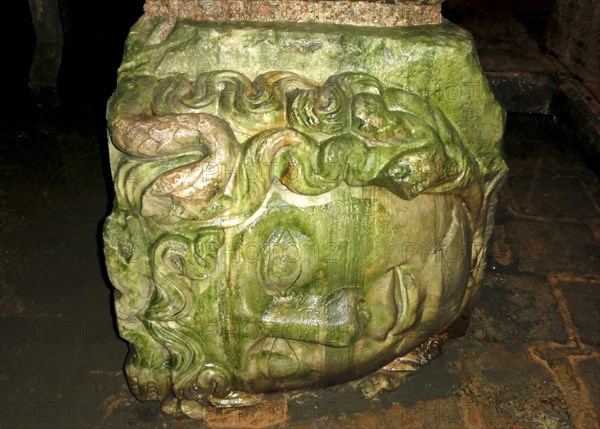 Yerebatan Cistern Medusa Head