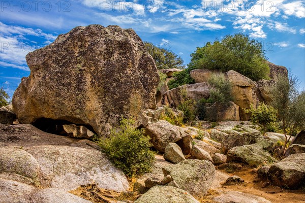 Quarry for the production of the menhir statues