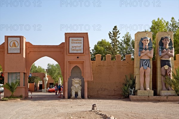 Atlas Film Studio in Ouarzazate with sets from Asterix and Cleopatra
