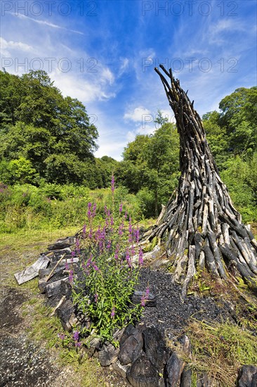 Charcoal sculpture