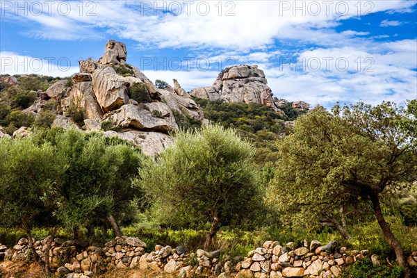 Quarry for the production of the menhir statues