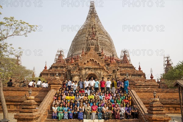 Dhammayazika brick pagoda