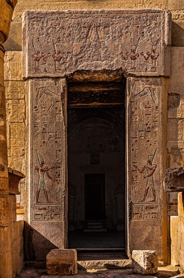 Granite portal of the central Amun Chapel