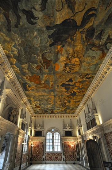 Restored Hirsvogel Hall with canvas ceiling