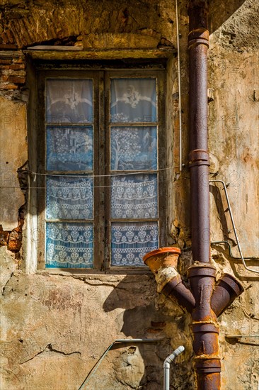 Dilapidated houses in the Citadel