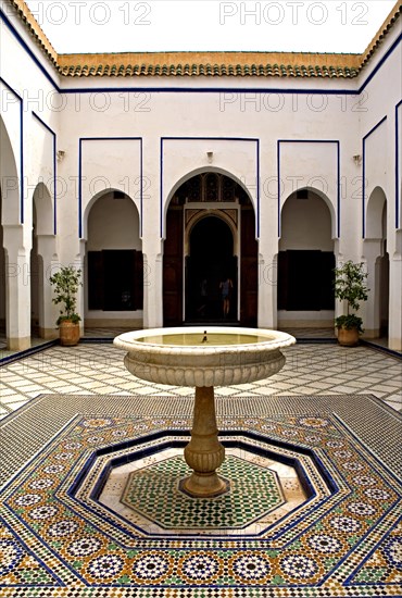 Patio at the Palais de la Bahia