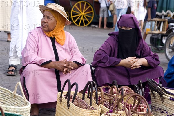 Stalls at the Jemaa El-Fna