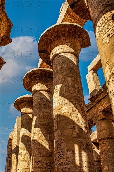 The Hall of Columns in the Main Temple of Amun