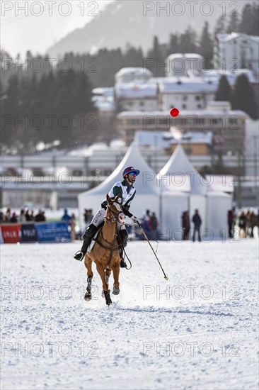 Agustin Kronhaus of Team Azerbaijan Land of Fire tries to hit the flying ball