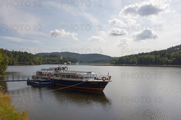 Excursion boat Vltava on the Lipno Reservoir