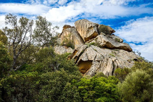 Quarry for the production of the menhir statues