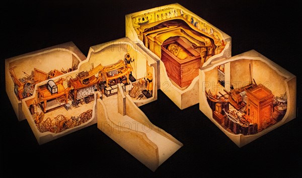 Plan of Tutankhamun's Tomb Rooms