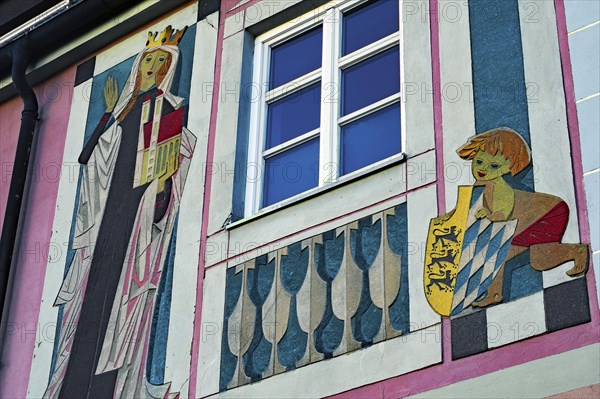 Wall fresco by Franz Weiss