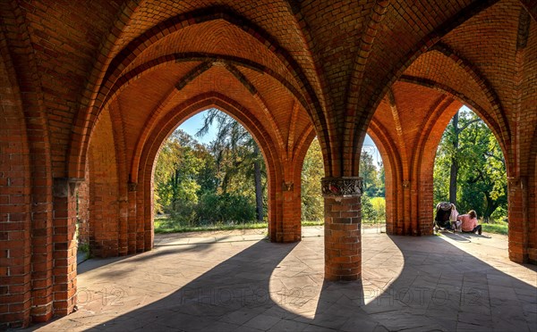 The historic courthouse arbour in Babelsberg Park