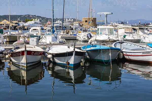 Fishing boats in the harbour of Saint Tropez