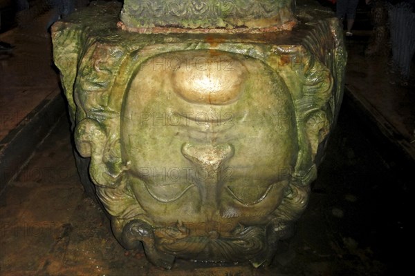 Yerebatan Cistern Medusa Head