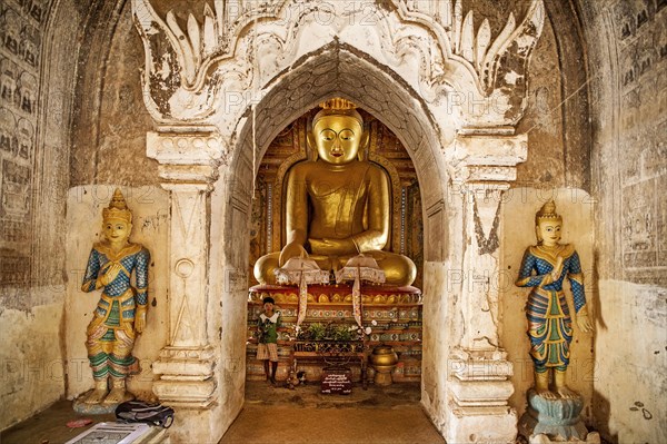 Buddha statue in Lei-mvet-hna pagoda