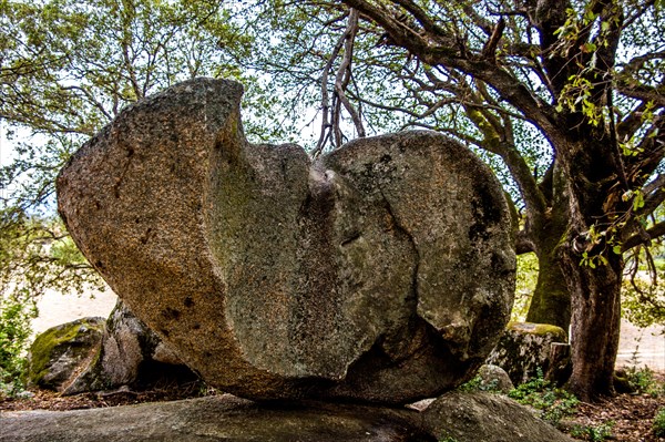 Quarry for the production of the menhir statues