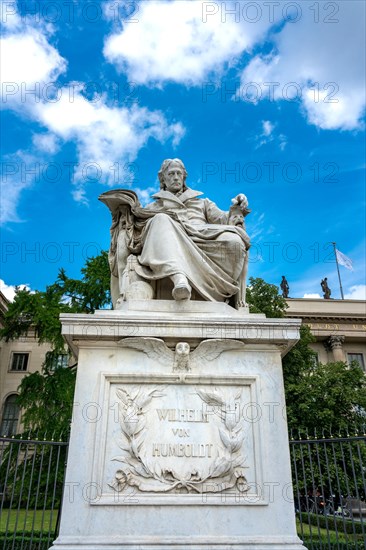 Wilhelm von Humboldt Statue at the University Unter den Linden