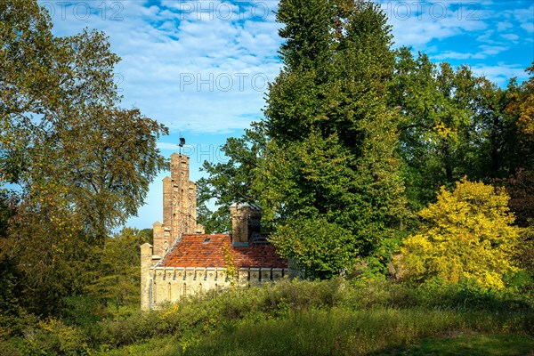 The historic Sailor House in Babelsberg Park