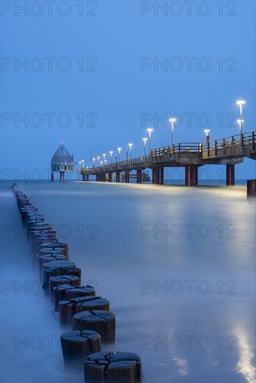 Pier with diving gondola