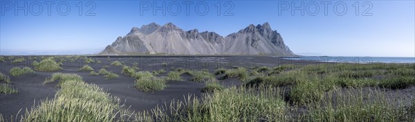 Black lava beach