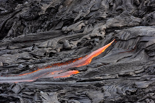 Glowing lava