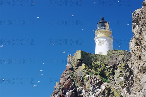 Lighthouse and cliffs